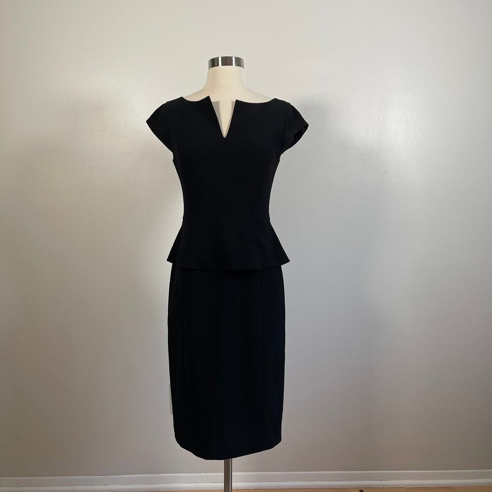 Tory Burch • Katy Crepe Sheath Peplum Dress